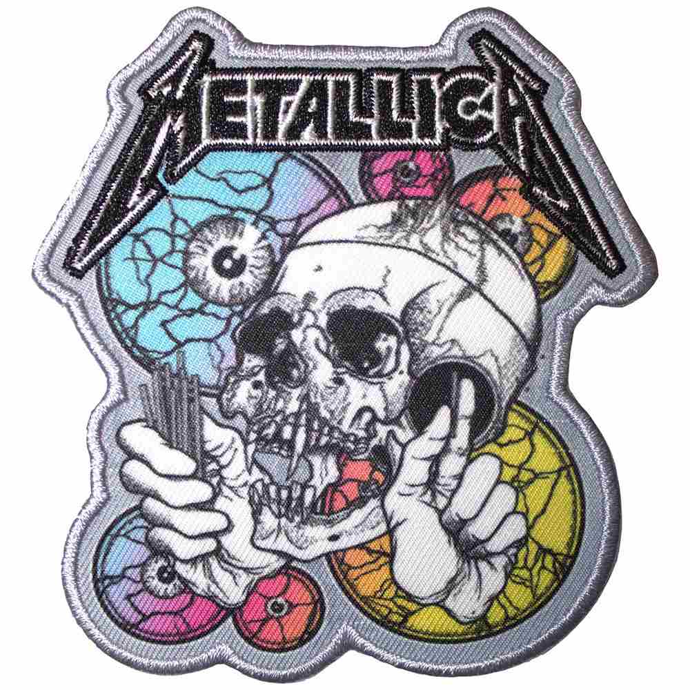 Metallica - The Shortest Straw Multicolored Eyes Patch - Multicolours